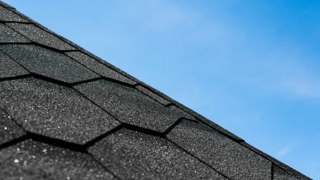 close up f wave shingles