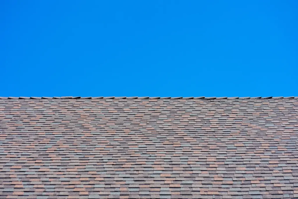shingle roof with colors