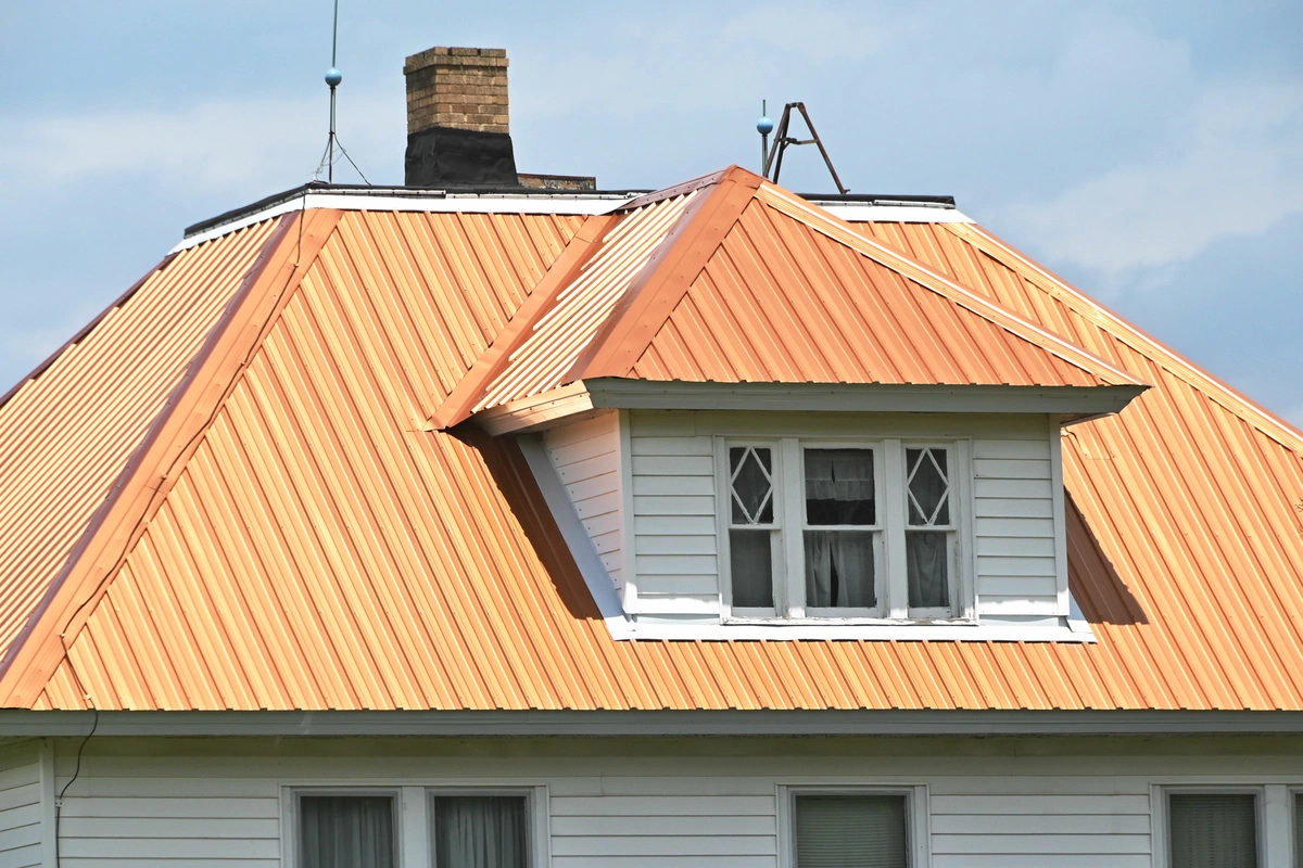 A copper roof