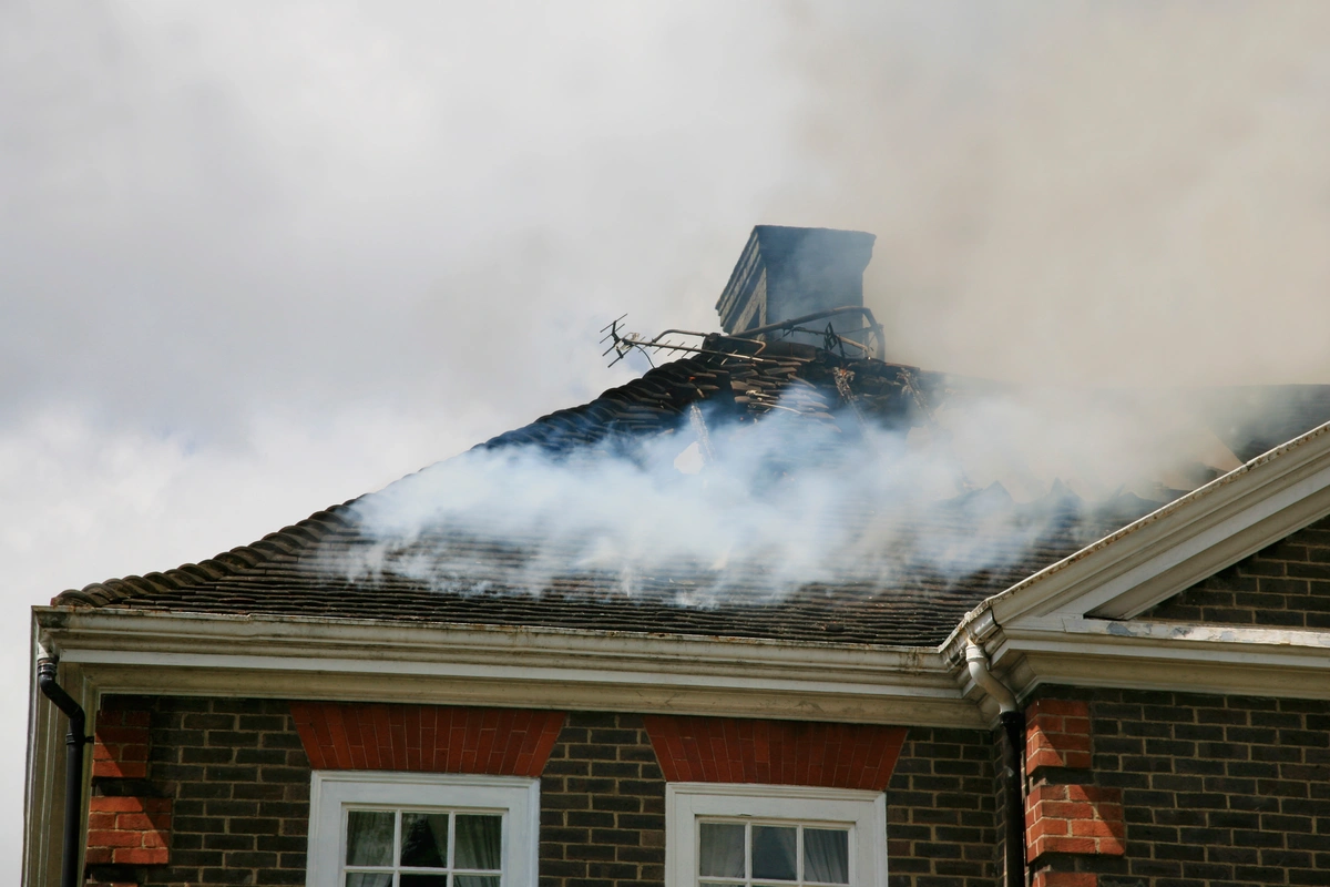 roof fire