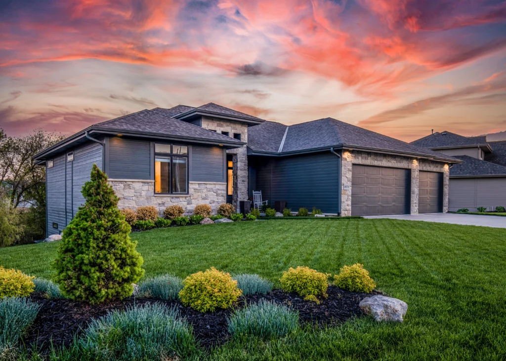 An elevated new home in Brainerd, Minnesota
