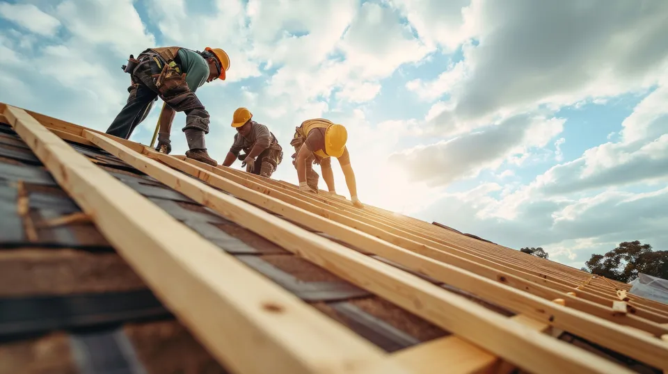 Roof repair on a home in Coon Rapids 