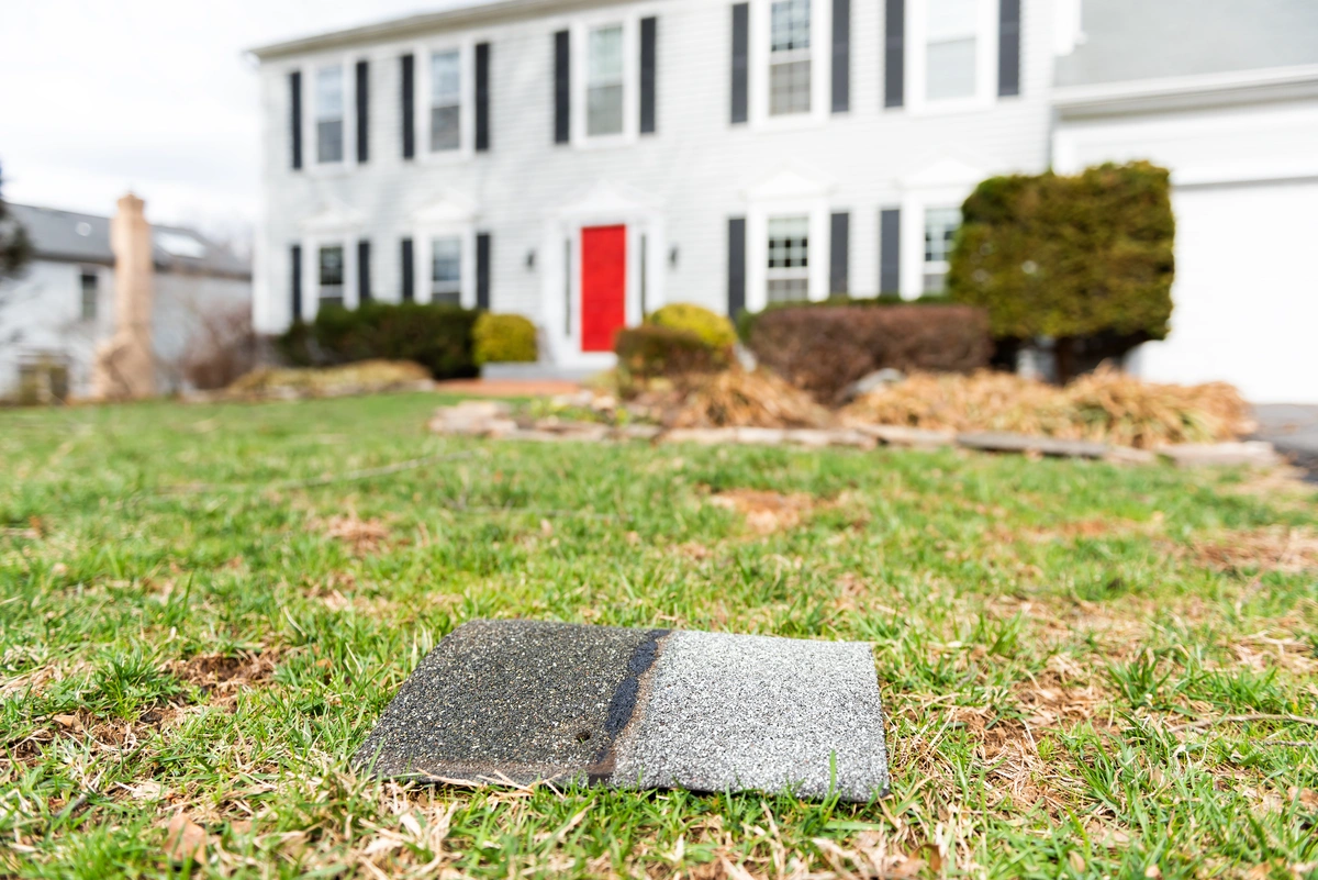shingle on the lawn
