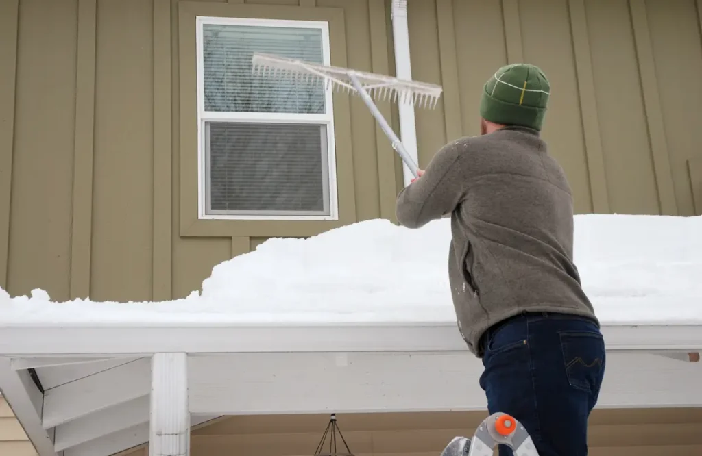 roof rake and ladder