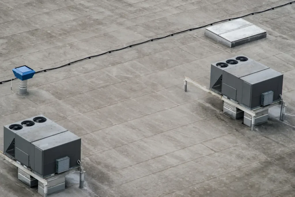 a commercial roof system
