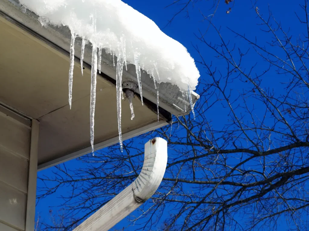 downspout detached